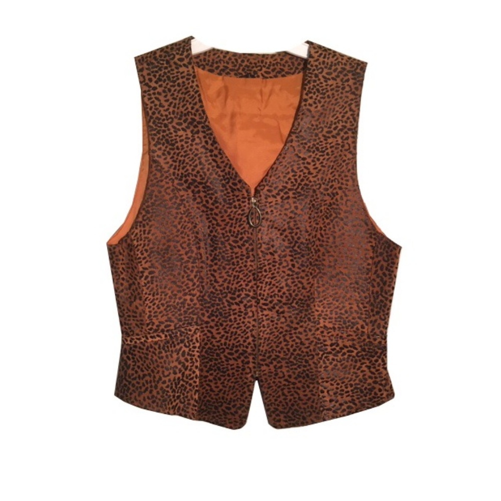 Leather vest